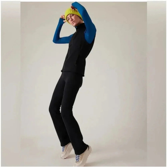 ATHLETA ALTITUDE PANT IN POLARTEC POWER STRETCH PANTALON ALTITUDE SZ L charcoal - Picture 10 of 14